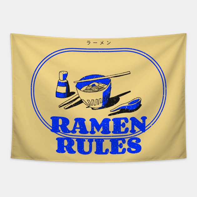 Ramen Rules Tapestry by soondoock