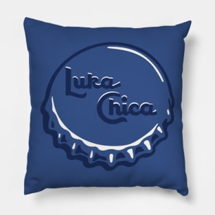 Topo Chico vs Luka Doncic vs Dallas Mavericks Pillow