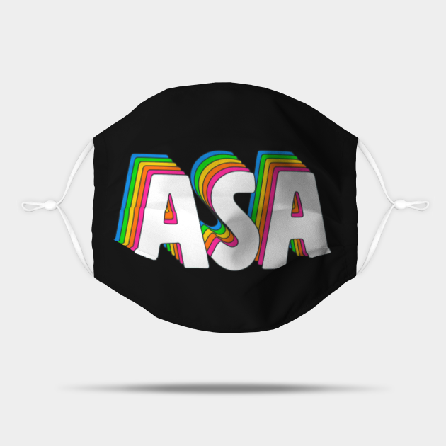 Hello My Name Is Asa Rainbow Name Tag Asa Mask Teepublic<script async src=