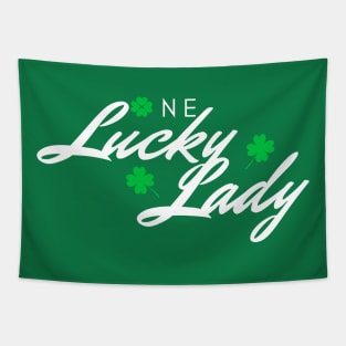 One Lucky Lady | Saint Patrick's Day Funny Cute Gift For Her Tapestry