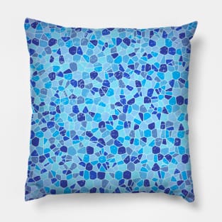 Blue Vintage Marrakesh Mosaic, Moroccan Tiles Pillow