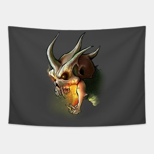 Demon Skull Tapestry