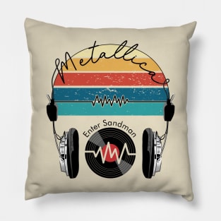 Enter Sandman Metal Song Pillow