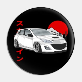 Mazda 3 2gen Retro Style JDM Pin