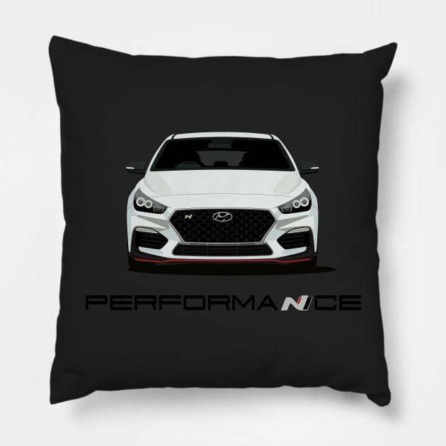 i30N Pillow by AutomotiveArt