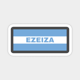 Ezeiza City in Argentina Flag Magnet