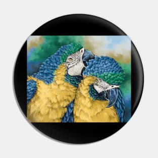 Parrots Pin