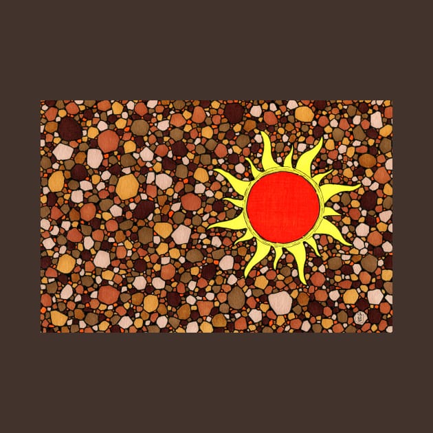 Sun with Brown background by AleHouseDrae