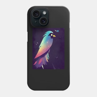 Starry Galaxy Crow Phone Case