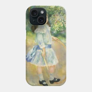 Girl with Hoop by Pierre Renoir Phone Case