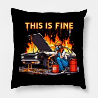 mechanic gifts - girl mechanic gifts Pillow