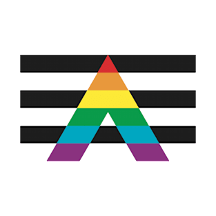 Ally Rainbow Flag T-Shirt