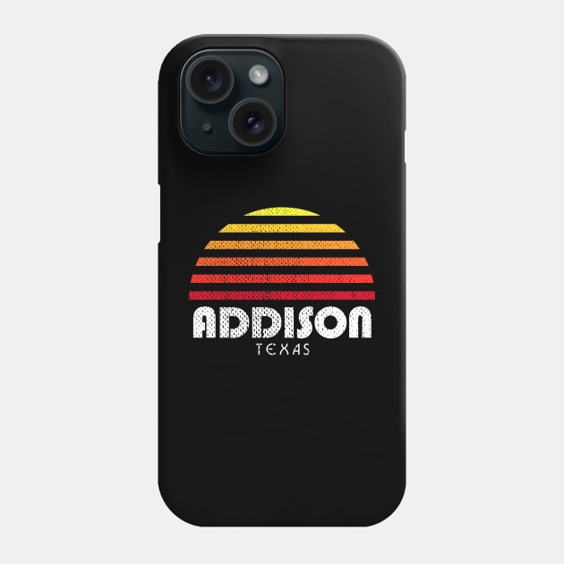 Addison Texas Vacation Sunset TX Phone Case by PodDesignShop