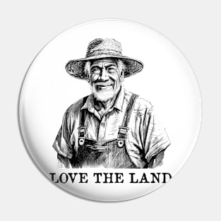 Love The Land Pin