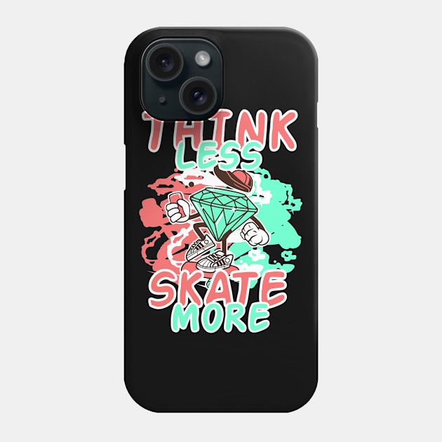 Skateboarder Skateboard Extreme Skater Vintage Phone Case by ShirtyLife