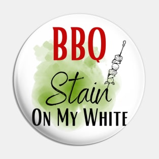 Barbecue stain on my white, bbq stain, grilling Pin