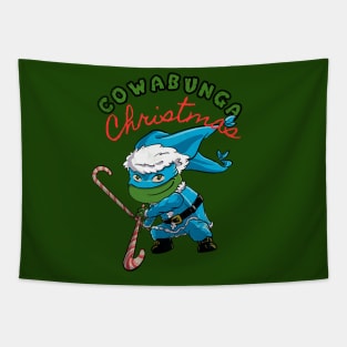 COWABUNGA CHRISTMAS LEO! Tapestry