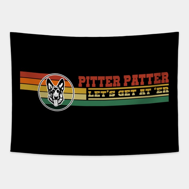 Pitter Patter let's get at er Tapestry by DisenyosDeMike