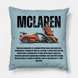 British supercars Pillow