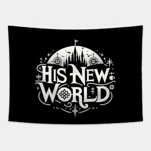 His New World Typography Image. Tapestry