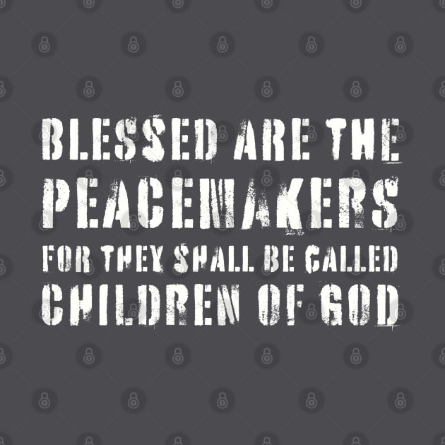 Blessed Are Peacemakers by threadsjam