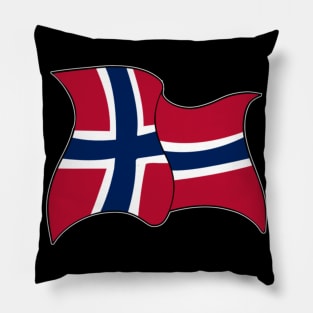 flag of Norway - sports, flags, and culture inspired designs Pillow