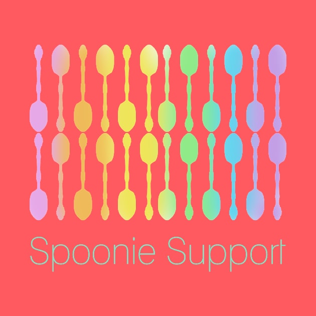 Spoonie Support! (Rainbow Ombre) by KelseyLovelle