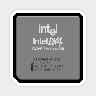 Intel 486 Processor Magnet