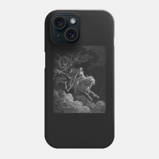 Death on a Pale Horse - Gustave Dore goth aesthetic Phone Case