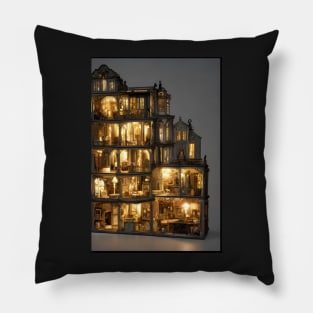 A dream Doll House Pillow