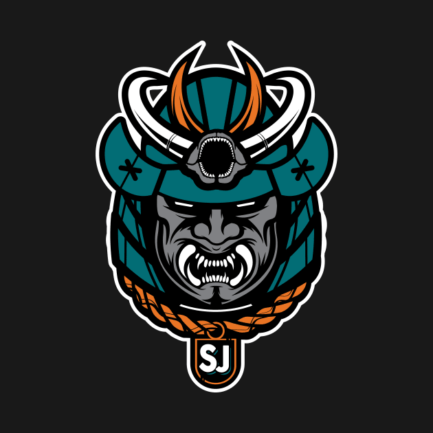 San Jose Hockey Samurai by OrganicGraphic