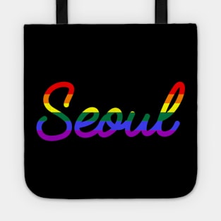 Seoul Pride Parade LGBT Rainbow Flag Tote