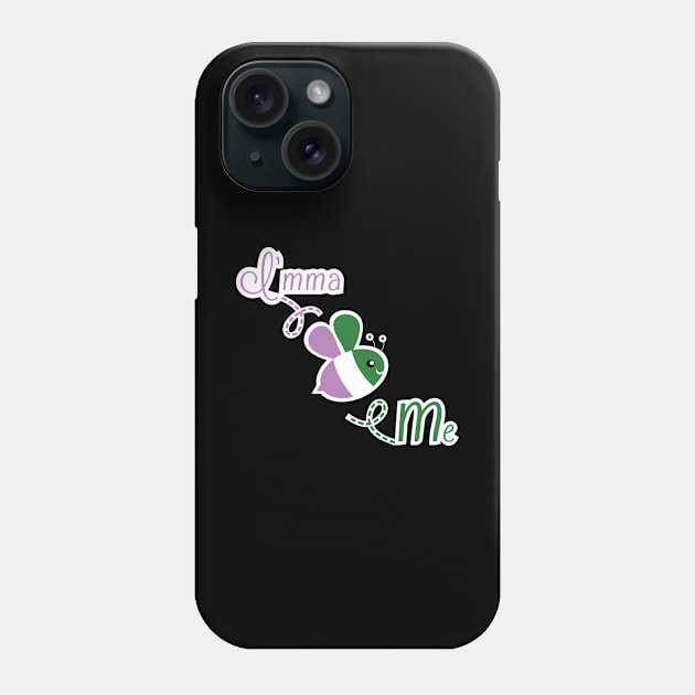 I'mma Bee Me (Genderqueer Pride) Phone Case by Last Candle Games
