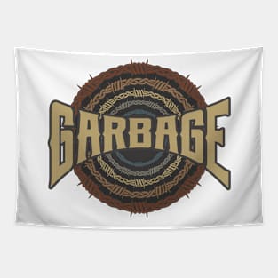 Garbage Barbed Wire Tapestry