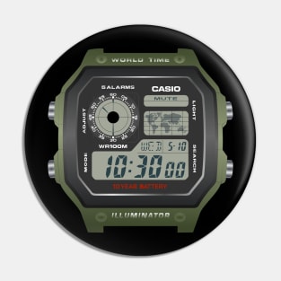 Casio Royale in Green Pin