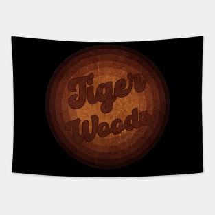 Tiger Woods - Vintage Style Tapestry