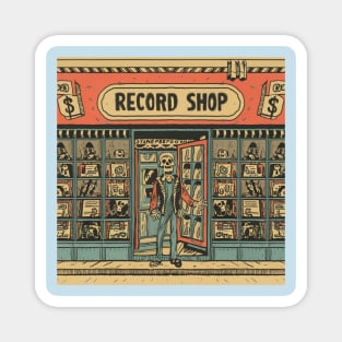 Record shop Magnet