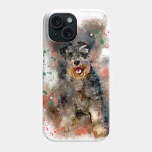 Miniature schnauzer Phone Case