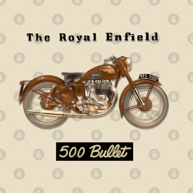 Gorgeous Vintage Royal Enfield 500 Bullet by MotorManiac by MotorManiac