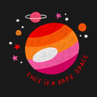 Lesbian Safe Space - Lesbian Space T-Shirt