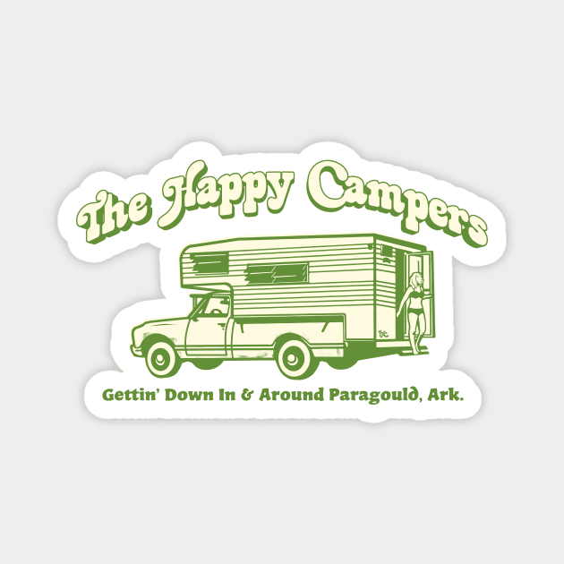 The Happy Campers - Gettin' Down Magnet by rt-shirts