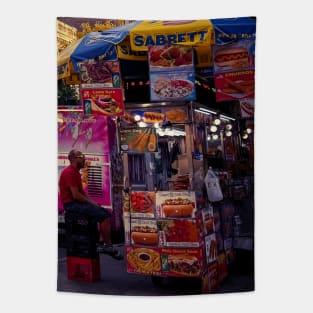 Street Food Central Park Manhattan NYC Tapestry