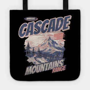 Cascade Mountains Graphic , North Cascades Hiking , Camping Lover Gift, Vacation Holiday Forest  for him her woman Tote