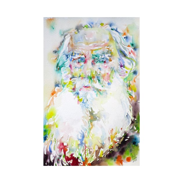 LEO TOLSTOY watercolor portrait .5 by lautir