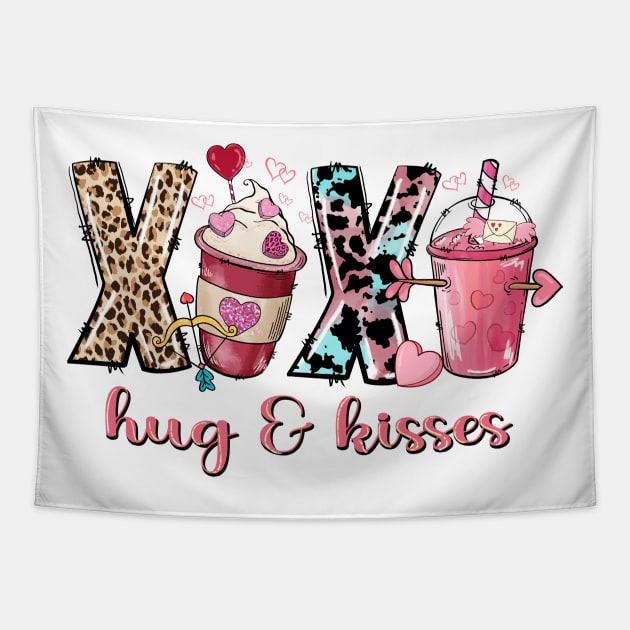 hug and kisses Tapestry by Roxy-Nightshade
