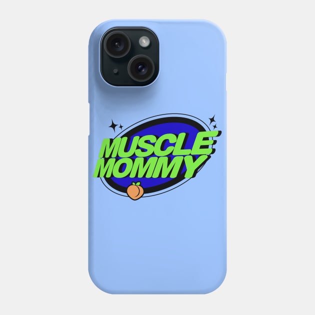 Muscle Mommy Peach Phone Case by GoldenDuskApparel