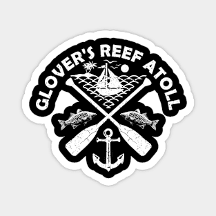 Glover's Reef Atoll Beach, Belize, Boat Paddle Magnet