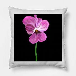 Natural beauty (black) Pillow