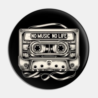 Vintage Cassette Tape Pin