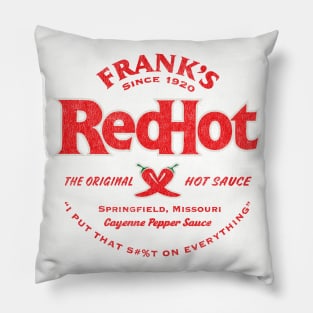 Frank's Red Hot Sauce Worn Lts Pillow